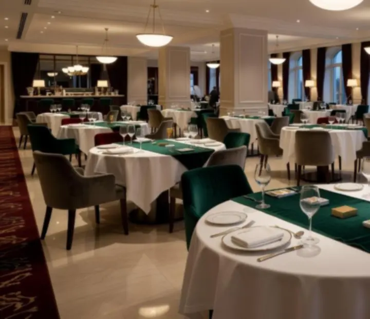 Elegantní večerní atmosféra restaurace Tajný Salon